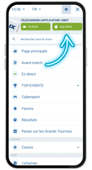 1xbet lien appstore