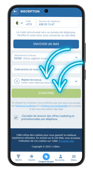 Saisie des informations